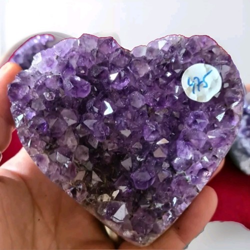 Ametista drusa cuore reiki - ametista,