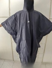 Mantella poncho antipioggia blu Ferrino, con cappuccio, trekking