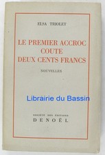 Premier accroc coute deux - accroc,