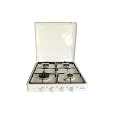 OUTLET LAREL L400S FORNELLO DA CAMPEGGIO 4 FUOCHI A GAS BIANCO - CON DIFETTI