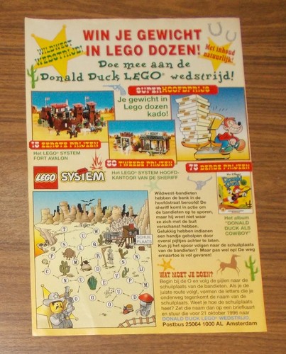 Rara pubblicità lego - lego, system