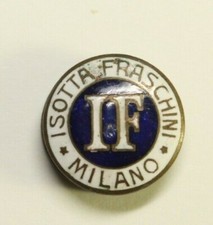 DISTINTIVI AUTOMOBILISMO ISOTTA FRASCHINI 1910 SMALTI OLD MOTOR CAR BADGES