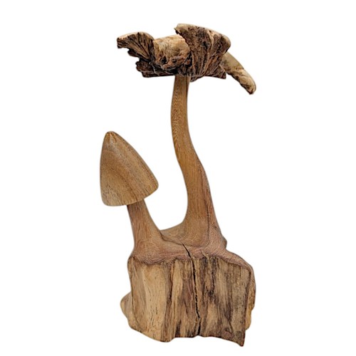 Fungo legno intagliato a - in,