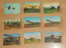 ED.SAGITTARIO LOTTO DI 37 FIGURINE  GLI AEREI DEL MONDO 1968  ORIGINALI !!!!!