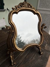 Specchio da tavolo in legno