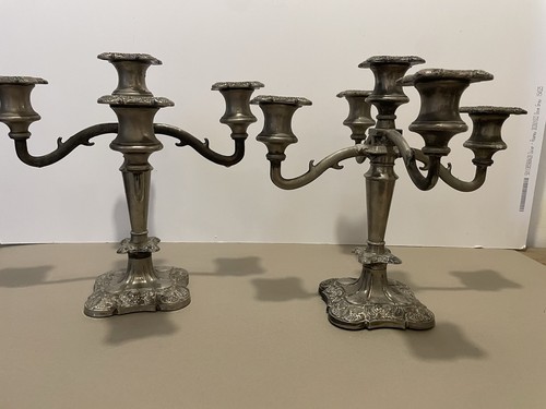 Coppia candelabri vintage - coppia, di
