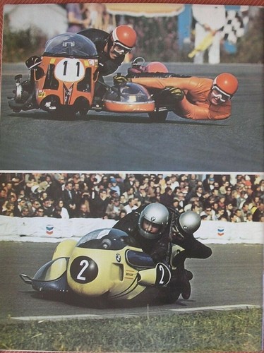 Sidecar moto mondiale bmw - sidecar,