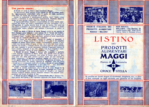 Listino dei prodotti - ",