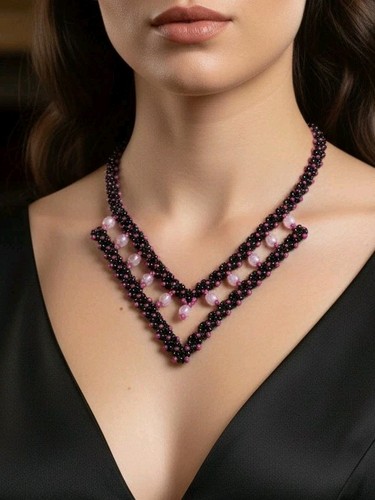 Collana choker artigianale - collana,