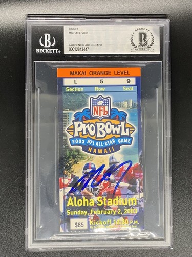 Biglietto pro bowl autografato - biglietto,