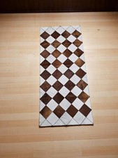 Tappeto patchwork in pelliccia