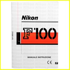 Manuale per fotocamere Nikon F100. Libretto istruzioni italiano F100. Guida.
