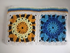 Pochette uncinetto colorata granny handmade - bustina fatta a mano 