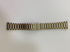 CINTURINO OROLOGIO ANSA 22 MM ACCIAIO BICOLORE SEIKO CLASSICO -NUOVO-