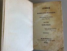 Rarissimi Libri antichi Storia della medicina in Italia Salvatore De Renzi 1845