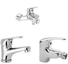 Set 3 TRIS Rubinetti Bagno