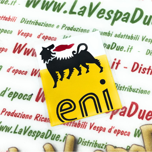 Adesivo decalco emblema eni - adesivo,