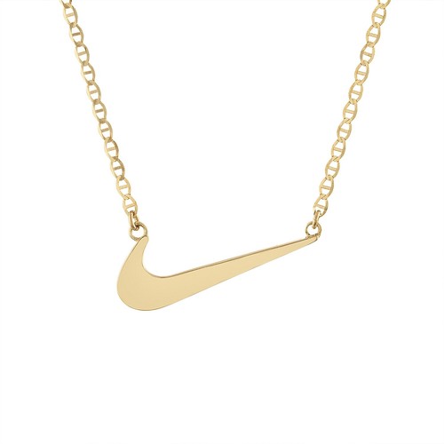 Nike swoosh targhetta oro - swoosh,