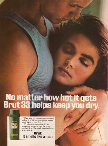 Brut deodorante 1985 stampa - deodorante,