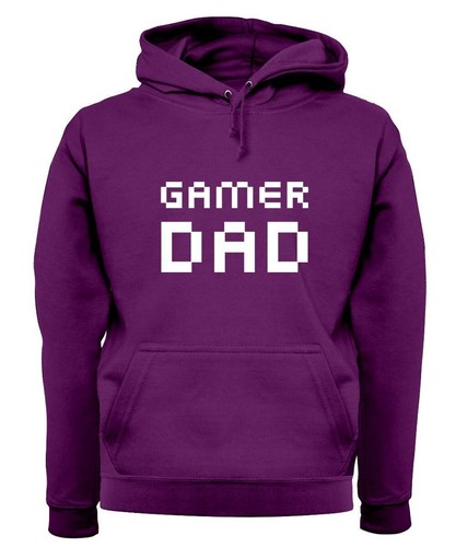 Gamer dad pixels - felpa, per
