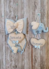 Fiocco Nascita Bimbo Più  Capoculla nome personalizzabile 