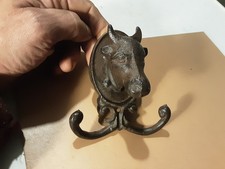 BELLISSIMA FUSIONE IN GHISA CREDO DA MACELLERIA APPENDIGREMBIO DIMENSIONI 11X6X9