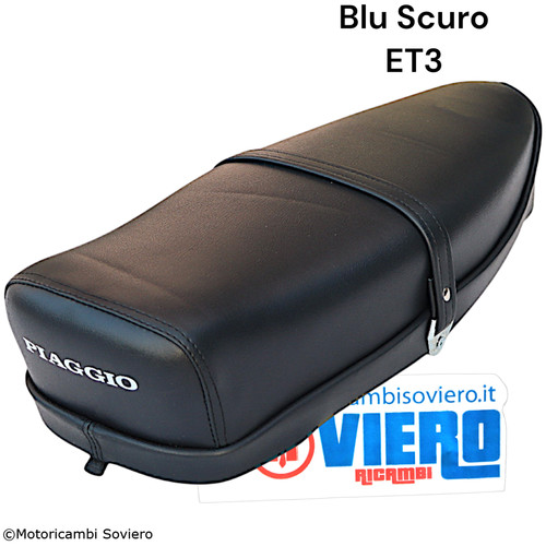 Sella blu scuro - con, scritta