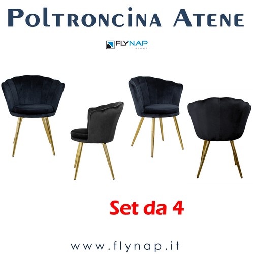 Set poltrone imbottite - set, 4