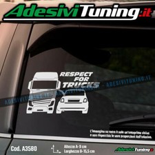 Adesivo Respect for Trucks