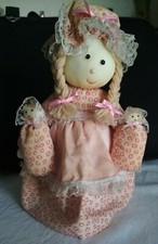 BAMBOLA DI STOFFA VINTAGE ANNI