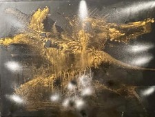 quadro astratto acrilico pelle