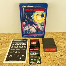 Space Armada Intellivision Cib completo Pal version gioco per Mattel Electronics