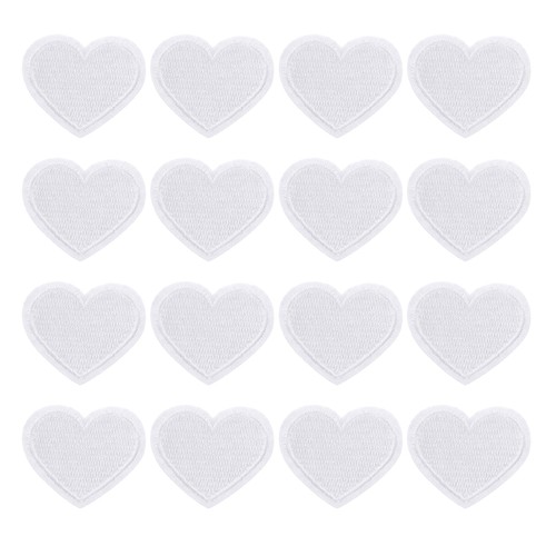 Pezzi toppe cuore - 16,