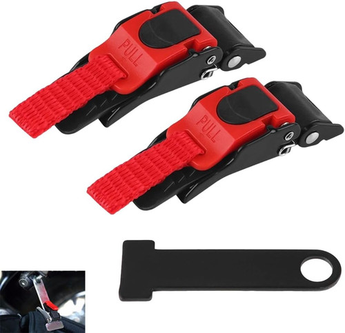 Fibbia clip per casco - 2x,
