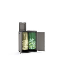 ARMADIO PER RACCOLTA DIFFERENZIATA KETER "SPLIT CABINET RECYCLING" IN POLIPRO...