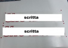 COPPIA ADESIVI PER FIAT UNO TURBO IE COLORE ROSSO CON APPLICATION