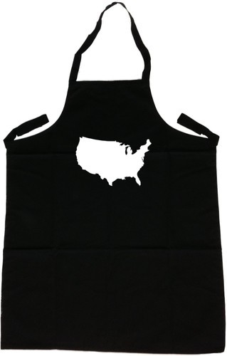 Grembiule usa outline - usa,