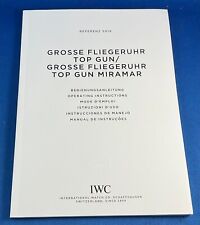 IWC FLIEGERUHR TOP GUN 5019  INSTRUCTION VINTAGE