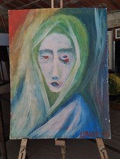 Quadro Firmato 1960 Germania Pastelli 