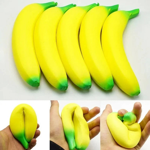 Banana squishy giocattolo - banana,