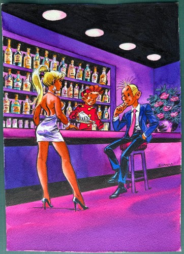 Dessin original dany spirou - dessin,