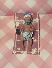 Mini bambola 7" #005 Alba -Miniatura corpo intero silicone bambina rinata