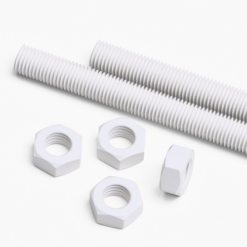 Barre filettate ptfe - filettate,