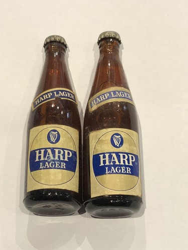 Vintage miniature harp bottles - miniature,