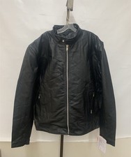Giacca moto uomo pelle manica