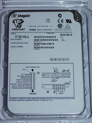 Seagate st39140lw gb - seagate, 9,1