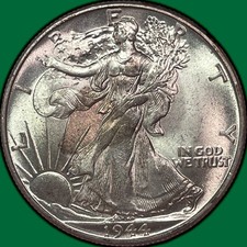 Moneta mezzo dollaro 1944