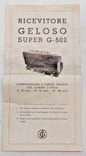 Ricevitore geloso super 502 - ricevitore,