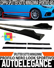 FORD COPPIA SPLITTER SOTTO MINIGONNE LATERALI SOTTOPORTA SPORTIVI 210CM -