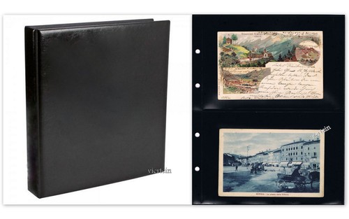 Safe album per cartoline con - per,
